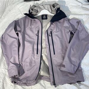 Salomon Light Purple rain Jacket size small goretex